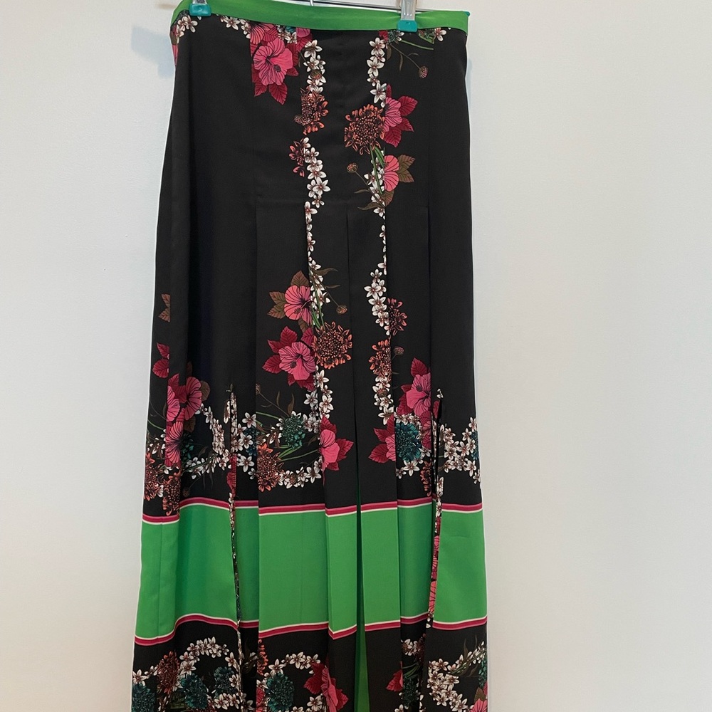Beautiful colorful midi length skirt